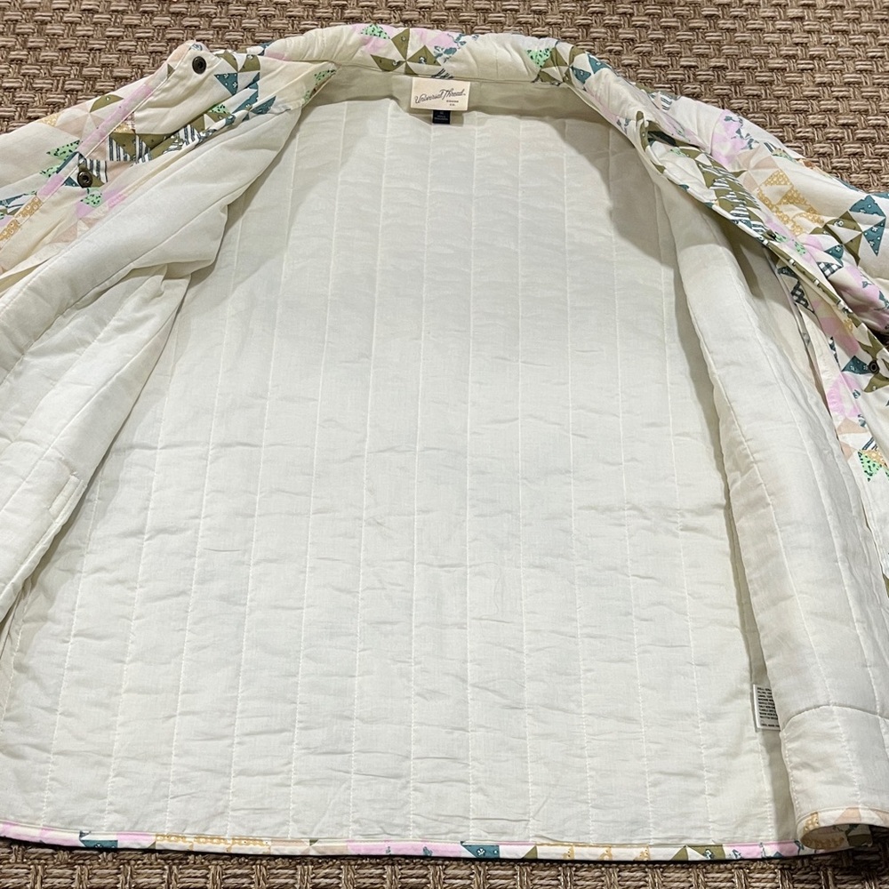 Universal Thread Patchwork Utility Jacket - Cream… - image 11